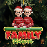 Custom Name Christmas Family Gifts - Personalized Ornament