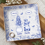 Custom Name Pet Memorial Gifts - Personalized Full-Print Jewelry Dish