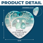 Custom Name Friendship Christmas Gifts - Personalized Ceramic Ornament