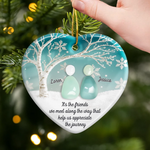 Custom Name Friendship Christmas Gifts - Personalized Ceramic Ornament