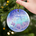 I Wish We Lived Closer Long Distance Gifts - Ceramic Ornament