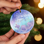 I Wish We Lived Closer Long Distance Gifts - Ceramic Ornament