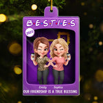 Custom Name Bestie Friendship Gifts - Personalized Ornament