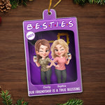 Custom Name Bestie Friendship Gifts - Personalized Ornament