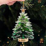 Custom Name Christmas Family Gifts - Personalized Ornament