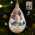 Custom Photo Memorial Angel Christmas Gifts - Personalized Ornament