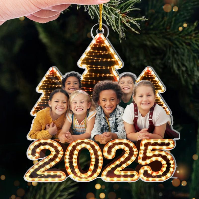 Custom Photo Family Christmas Gifts - Personalized Ornament