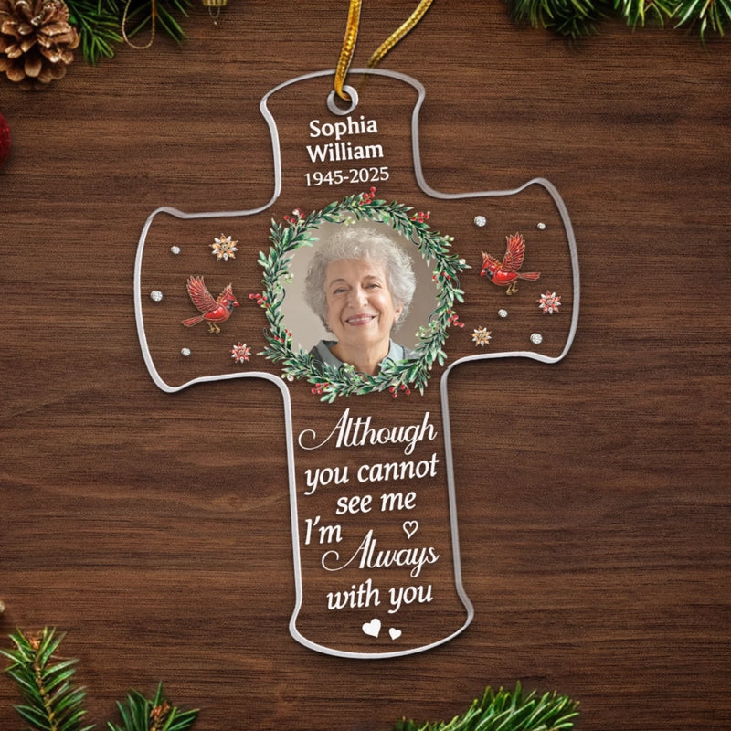 Custom Photo Memorial Christmas Gifts - Personalized Ornament