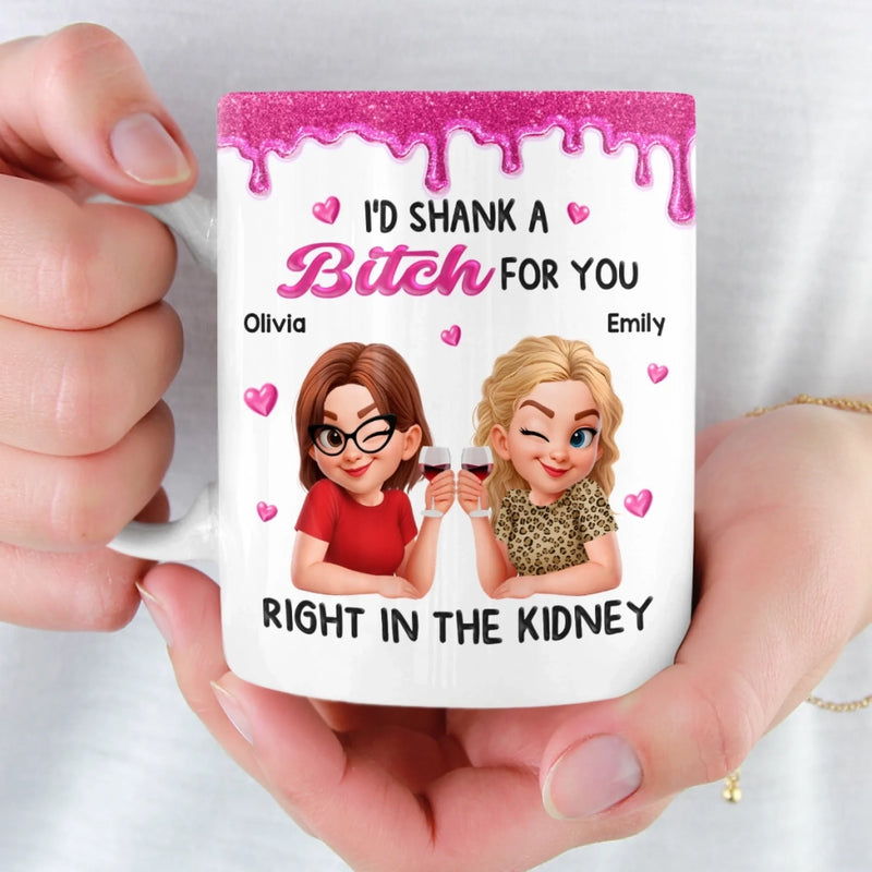 Custom Funny Best Friend Gifts for Women - Personalized Mugs