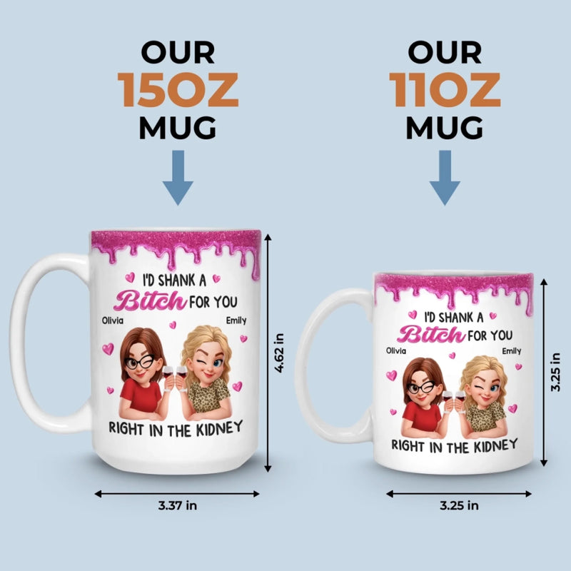 Custom Funny Best Friend Gifts for Women - Personalized Mugs