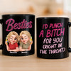 Custom Black Mug - Personalized Best Friend Birthday Gifts For Women, Besties, Sisters, BFF - Together We Are Unstoppable