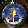 Custom Candlelight Lantern Ornament -  Personalized Christmas Birthday Gifts For Brother, Sister - Shine Through Our Hearts