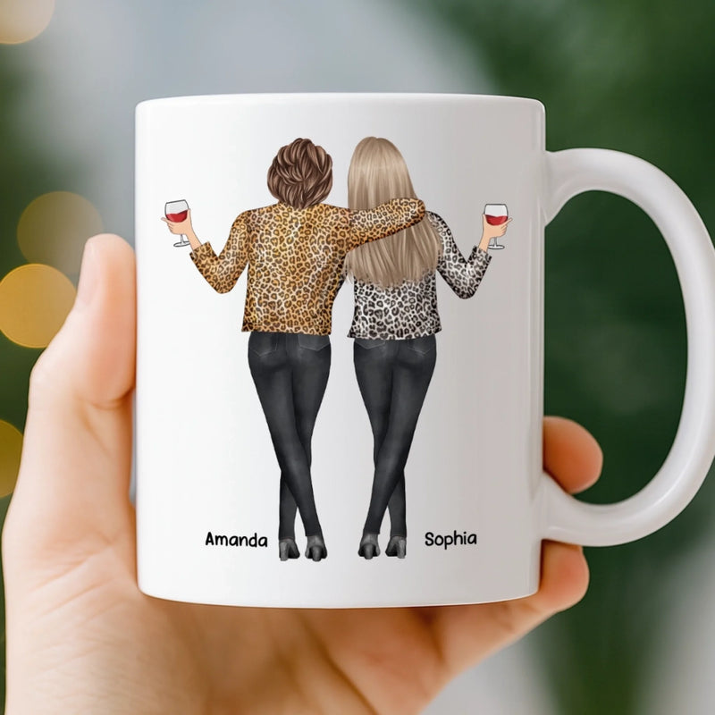Custom Funny Best Friend Gifts for Women - Personalized Mugs