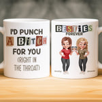 Custom Name Funny Bestie Gifts for Women - Personalized Mugs