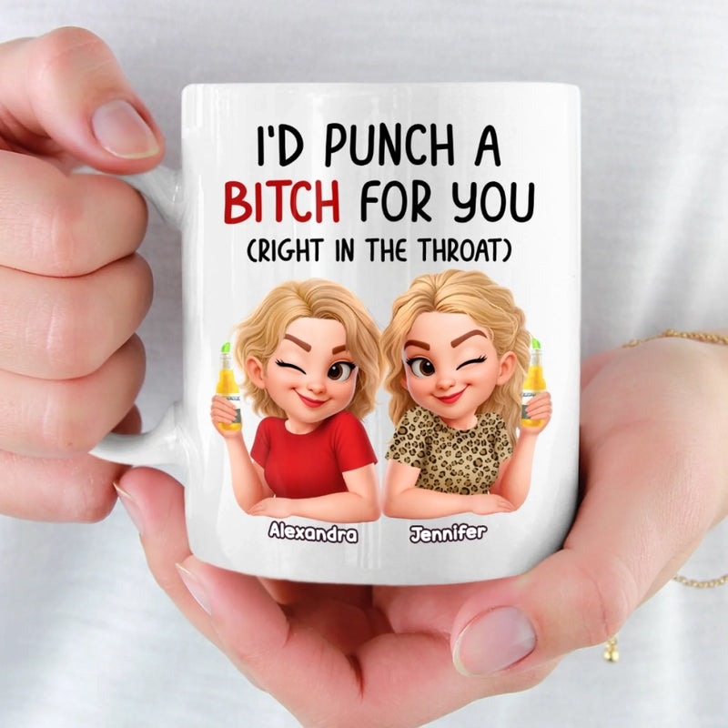 Custom Name Funny Best Friend Gifts for Women - Personalized Mugs