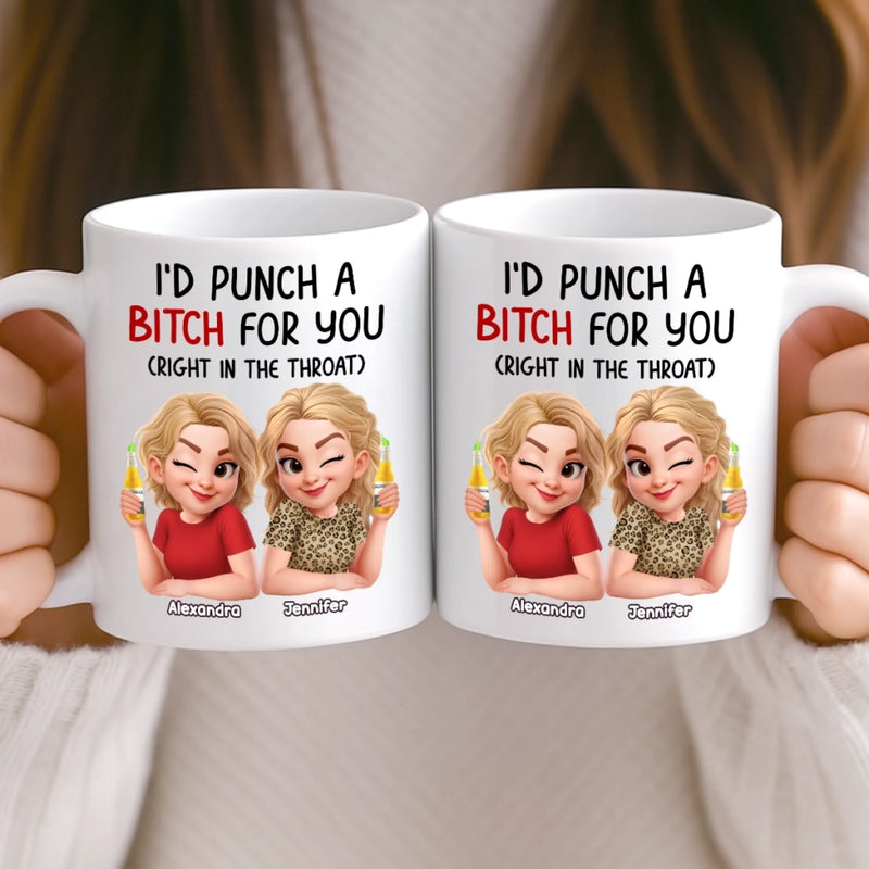 Custom Name Funny Best Friend Gifts for Women - Personalized Mugs