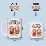 Custom Name Funny Best Friend Gifts for Women - Personalized Mugs