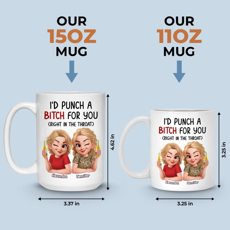 Custom Mug - Personalized Best Friend Birthday Gifts For Women, Besties, Sisters, BFF - Made For Good Days