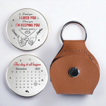Custom Couple Name and Date Love Gift - Personalized Pocket Hug