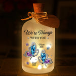 Custom Memorial Butterfly Gifts for Parents - Personalized LED Jar Light