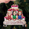 Custom Acrylic Ornament - Personalized Best Friend Christmas Birthday Gifts For Women, Besties, Sisters, BFF - Laugh Loud Live Bright