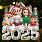 Custom Name Christmas Family Gifts - Personalized Ornament