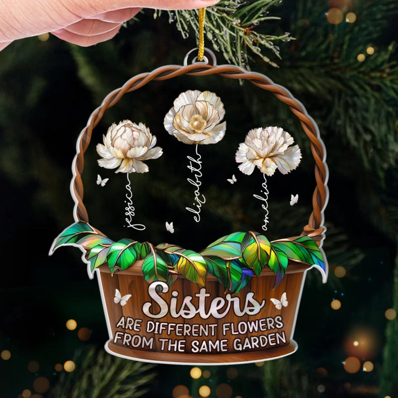 Custom Name Sister Gifts - Personalized Ornament