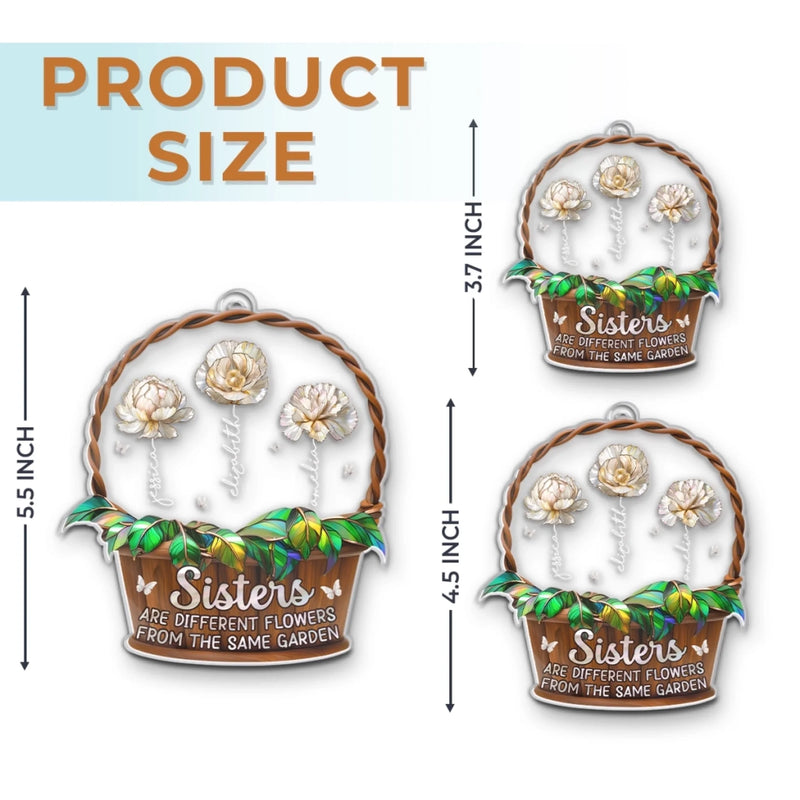 Custom Name Sister Gifts - Personalized Ornament