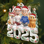 Custom Name Christmas Family Gifts - Personalized Ornament