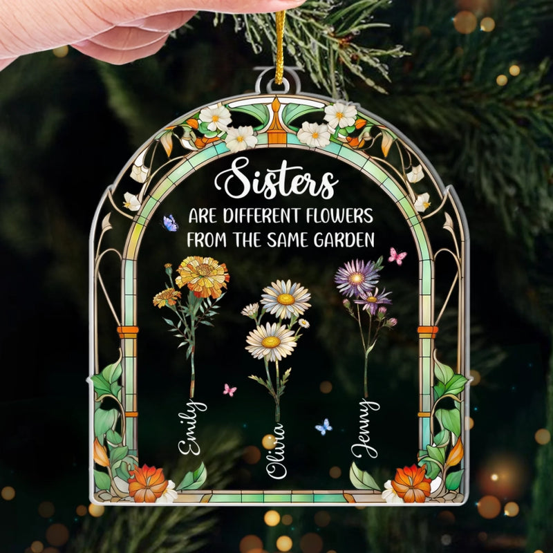 Custom Acrylic Ornament - Personalized Best Friend Christmas Birthday Gifts For Women, Besties, Sisters, BFF - Together We Create Joy