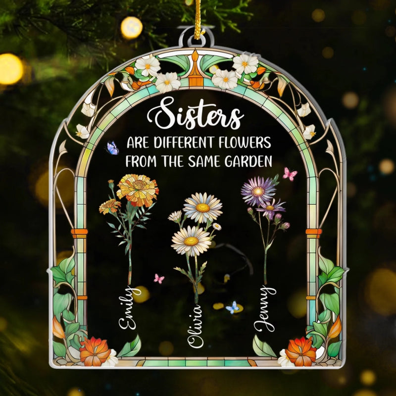 Custom Acrylic Ornament - Personalized Best Friend Christmas Birthday Gifts For Women, Besties, Sisters, BFF - Together We Create Joy