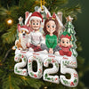 Custom Acrylic Ornament - Personalized Christmas Birthday Gifts For Family, Dog Cat Lovers - Little Moments Big Memories