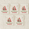 Custom Snowman Favor Bag - Personalized Christmas Birthday Gifts For Kids - Sweet Holiday Joy