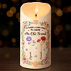 Custom LED Candle - Personalized Best Friend Birthday Gifts For Women, Besties, Sisters, BFF - Shine Through Every Storm
