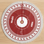 Custom Name Christmas Family Tree Decor - Personalized Tree Skirt