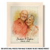 Custom Photo Watercolor Puzzle With Wooden Frame - Personalized Anniversary Wedding Gifts For Husband And Wife, Him And Her - Life’s Sweetest Puzzle,  Complete With You