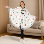 Custom Name Reading Gifts for Book Lovers - Personalized Poncho Blanket