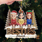 Custom Name Christmas Besties Gifts - Personalized Ornament