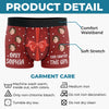 Custom Photo Boxer Briefs, Men's Boxers - Personalized Anniversary Christmas Wedding Gifts For Husband And Wife, Him And Her - Unwrap With Love