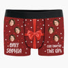 Custom Photo Boxer Briefs, Men's Boxers - Personalized Anniversary Christmas Wedding Gifts For Husband And Wife, Him And Her - Unwrap With Love