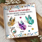 Custom Name Butterfly Bestie Gifts - Personalized Full-print Jewelry Dish