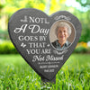 Custom Photo Garden Stone Stake - Personalized Memorial Sympathy Gifts For Loss Of Mom, Dad - Your Love Still Surrounds Me