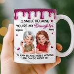 Custom Name Mother Daughter Gifts - Personalized Mugs