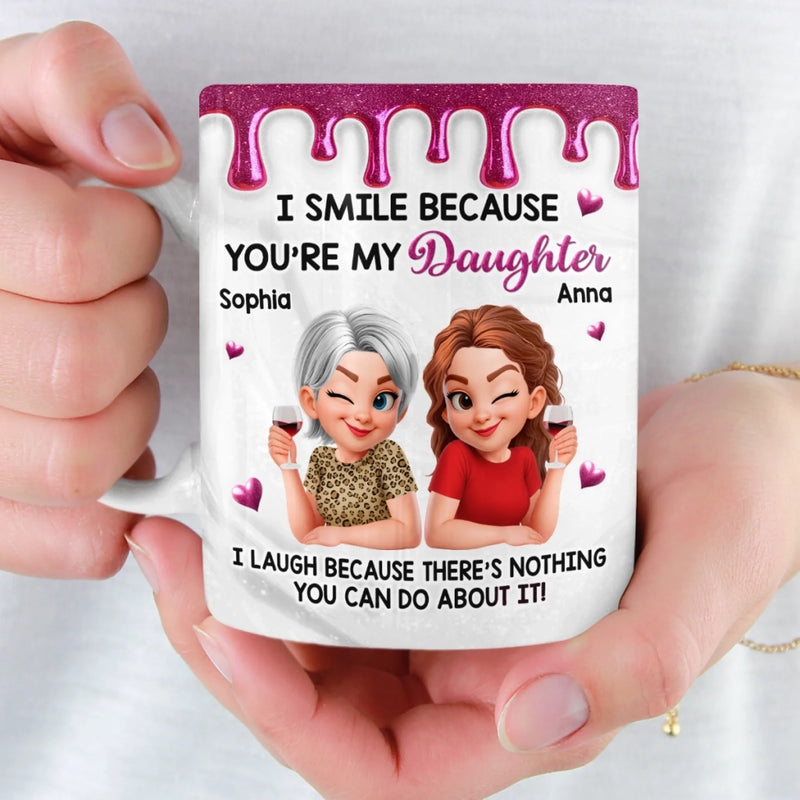 Custom Name Mother Daughter Gifts - Personalized Mugs
