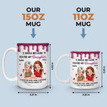 Custom Name Mother Daughter Gifts - Personalized Mugs