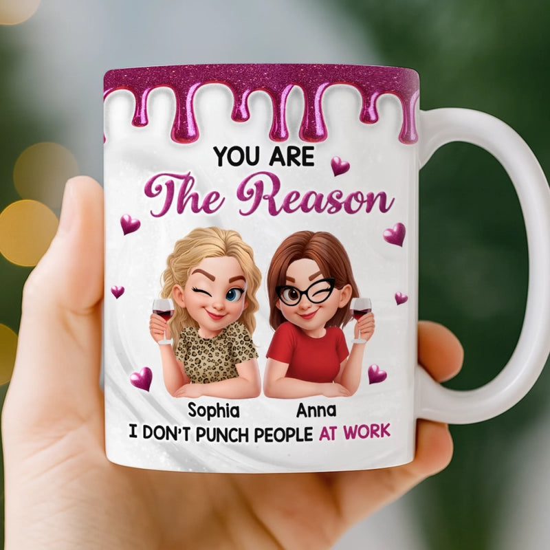 Custom Name Funny Best Friend Gifts for Women - Personalized Mugs