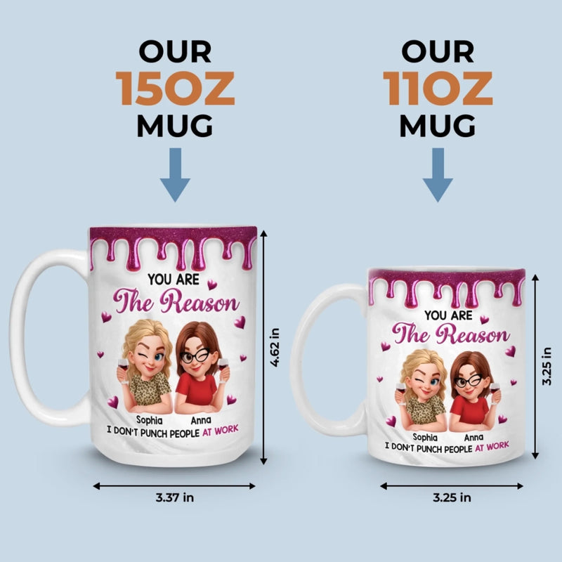 Custom Name Funny Best Friend Gifts for Women - Personalized Mugs