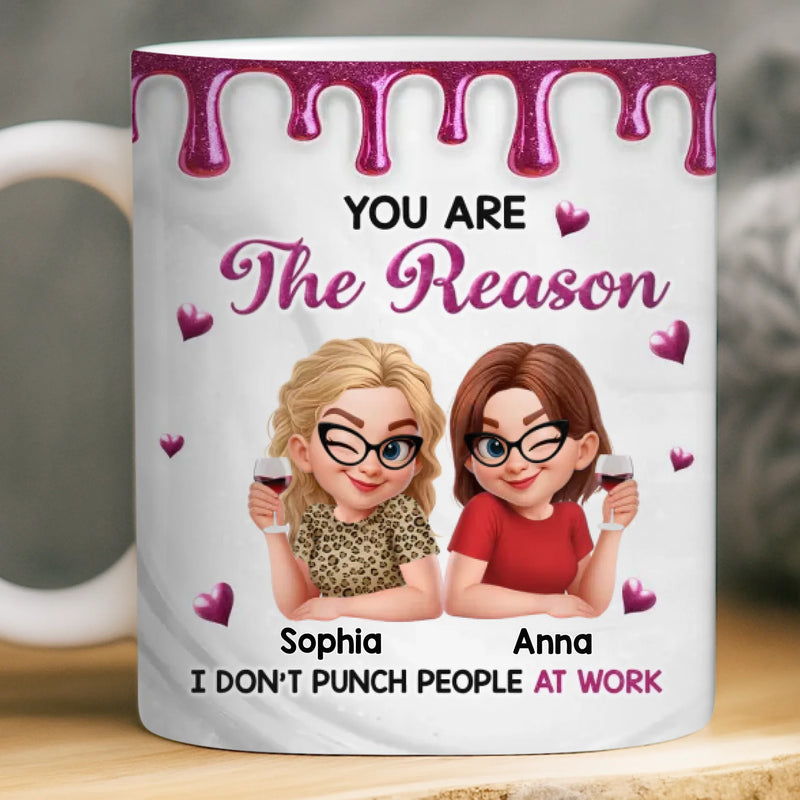 Custom Name Funny Best Friend Gifts for Women - Personalized Mugs