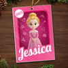 Custom Acrylic Ornament - Personalized Christmas Birthday Gifts For Kids - Sparkle Bright Like A Princess