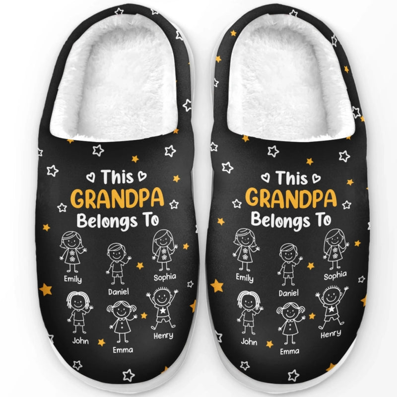 Custom Fluffy Slippers - Personalized Christmas Birthday Gifts For Mom, Dad, Grandma, Grandpa - Love Wrapped In Warmth